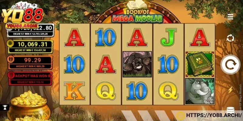 Game nổ hũ Mega Moolah trả thưởng lớn